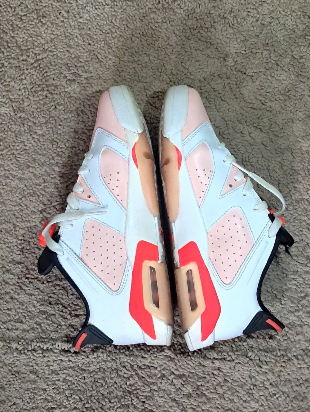 Jordan 6 Retro Low GS Atmosphere Youth Size 6Y Basketball Shoes 768878-102 - Picture 2 of 8